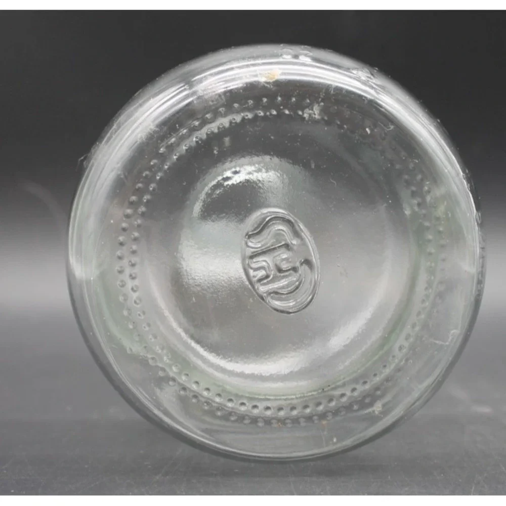 Vintage CHS Clear Glass Apothecary Bottle Pharmacy Jar Reagent Bottle 8 Inch